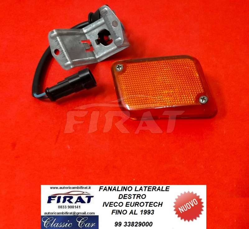 FANALINO LATERALE IVECO EUROTECH ->93 DX (33829000)